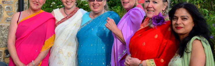 Gwinear film club sari ladies